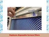 12x30x1 Electrostatic Washable Permanent AC Furnace Air Filter  Reusable  Silver Frame