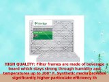 FilterBuy 14x30x1 MERV 8 Pleated AC Furnace Air Filter Pack of 4 Filters 14x30x1