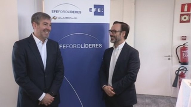 Fernando Clavijo participa en una nueva edición del Efe Foro Líderes