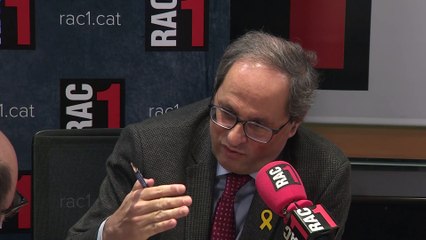 Torra quiere marcharse si no consigue la independencia y descarta presentarse a la reelección