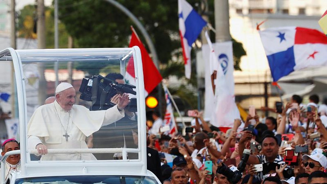 Weltjugendtag: der papst feiert in panama mit 100.000 jungen pilgern