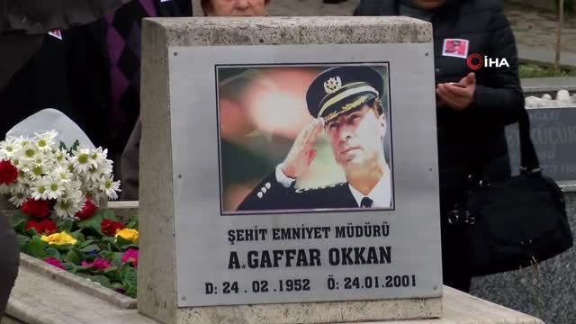 Şehit Emniyet Müdürü Ali Gaffar Okkan Mezarı Başında Anıldı