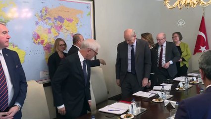 Dışişleri Bakanı Çavuşoğlu’nun kabulü - ANKARA