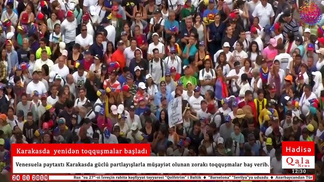 Karakasda yenidən partlayışlarla müşayiət olunan toqquşmalar başladı - 218 nəfər həbs edilib