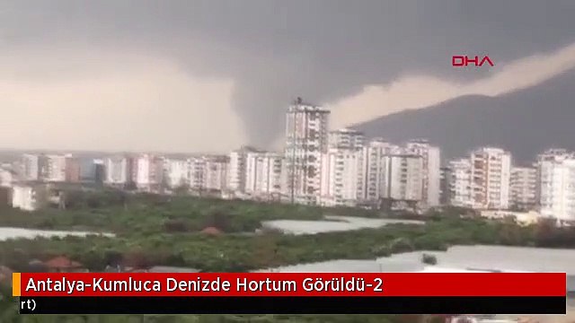 Antalya-Kumluca Denizde Hortum Görüldü-2