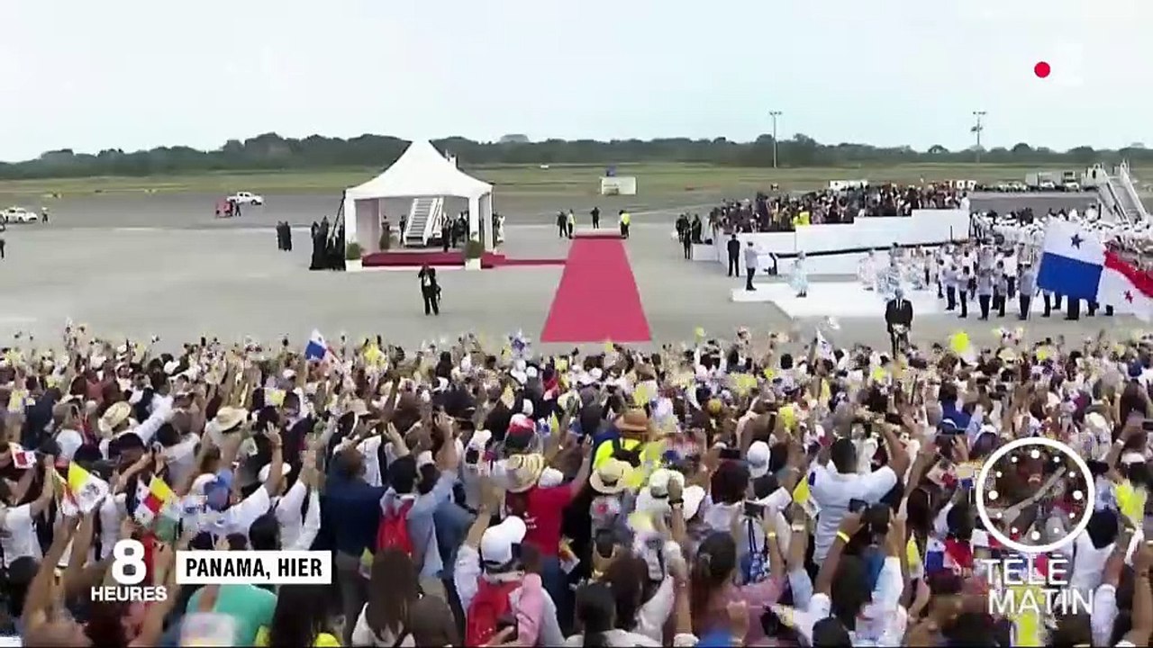 Journées mondiales de la jeunesse : le pape François en visite au Panama