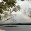 Antalya'da kuvvetli yağış ve fırtına! Çarpıcı görüntüler