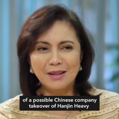 Robredo warns against Chinese takeover of Hanjin shipyard