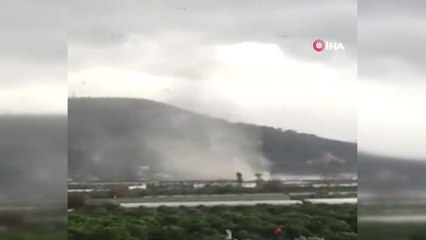 Kumluca ve Finike'de Çıkan Hortum Kamerada