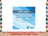 Tier1 Replacement for Bryant 16x20x414 Merv 11 FILBBFNC0017 Air Filter 2 Pack