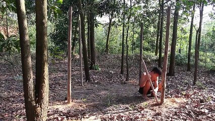 Construir casa aquecida para o inverno por habilidade antiga