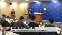 Bank of Korea cuts growth outlook to 2.6%, keeps key rate on hold