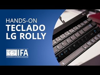 LG Rolly: teclado dobrável Bluetooth ganha ar “profissional" [Hands-on | IFA 2015]