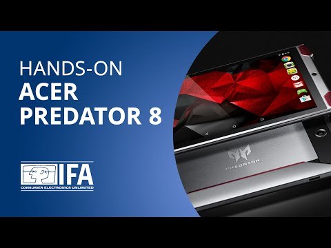 Acer Predator 8: um tablet feito sob medida para gamers [Hands-on | IFA 2015]