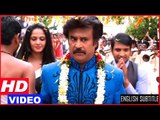 Lingaa Tamil Movie Scenes HD | Rajinikanth gets a grand welcome in Solaiyur | Anushka | Santhanam