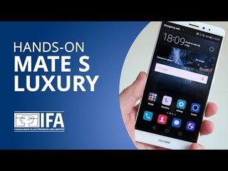 Huawei Mate S Luxury traz função "force touch” [Hands-on | IFA 2015]