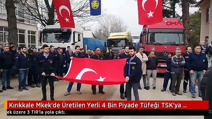 Kırıkkale Mkek'de Üretilen Yerli 4 Bin Piyade Tüfeği TSK'ya Gönderildi