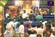 YSRCP Chief YS Jagan comes out of temple after Darshan in Tirumala - AP Politics Daily