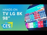 LG exibe TV 8K de 98 polegadas [Hands-on | CES 2016]