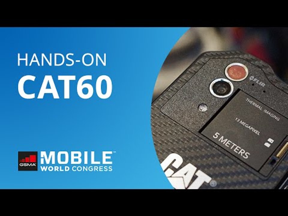 CAT60: o smartphone com câmera termal infravermelha [Hands-on | MWC 2016]