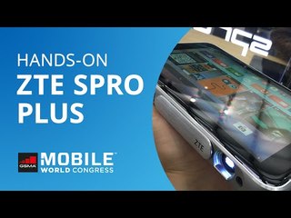 ZTE Spro Plus, um tablet-projetor pra lá de inteligente [Hands-on | MWC 2016]