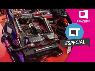 Os casemods mais legais do evento: Capitão América, Algodão doce e + [Especial | Computex 2016]