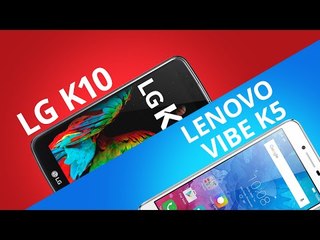 LG K10 vs Lenovo K5 [Comparativo]