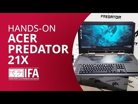 Acer Predator 21X: o super laptop gamer de 8 kg e 2 placas de vídeo! [Hands-on IFA 2016]