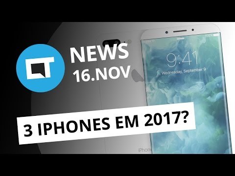 Três novos iPhones em 2017; Vendas de smartphones no Brasil voltam a crescer e + [CTNews]