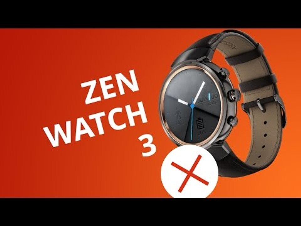 5 motivos para NÃO comprar o ZenWatch 3