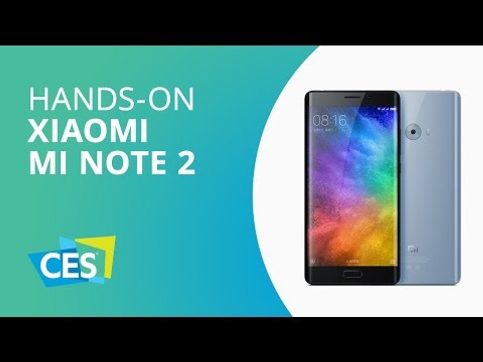 Xiaomi Mi Note 2 [Hands-on CES 2017]