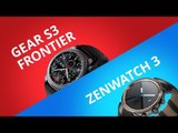 Asus Zenwatch 3 vs Samsung Gear S3 Frontier [Comparativo]