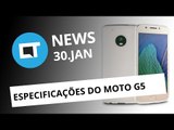 Preço e specs do Moto G5 e G5 Plus, Blackberry Mercury e Galaxy S8 [CTNews]