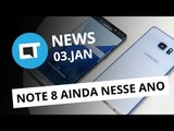 Note 8 pode ser lançado ainda este ano; notebooks gamers Lenovo e   [CTNews]