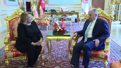 TBMM Başkanı Yıldırım, Malta Cumhurbaşkanı Preca ile görüştü - TBMM