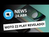 Moto Z2 Play revelado; teste de durabilidade do S8; Bill Gates contra a dengue [CTNews]