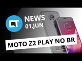 Moto Z2 Play no Brasil; novo golpe WhatsApp; avião lançador de foguetes [CT News]
