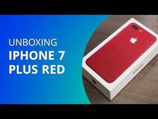 iPhone 7 Plus Red [Unboxing] - Canaltech