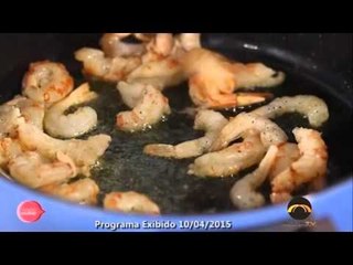 Versão Mulher: Camarão ao molho de maçã