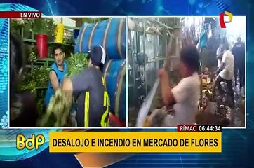 Rímac: así amaneció el Mercado de Flores tras desalojo de puestos en litigio