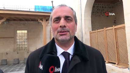 Roketlerin hedefi olan cami ibadete açılıyor