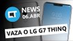 Fotos mostram LG G7 ThinQ; Canais abertos vão negociar com TV a cabo e + [CT News]