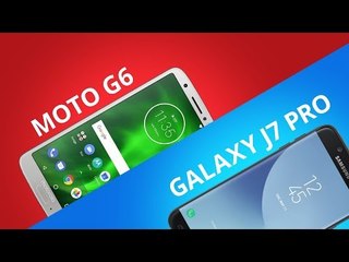 Moto G6 vs Galaxy J7 Pro [Comparativo]