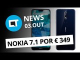 Nokia 7.1: preços e detalhes; iOS 12.1 corrige bugs do iPhone XS e   [CT News]