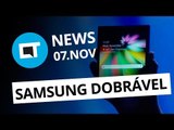 Display dobrável da Samsung; Linha Nexus chega ao fim e   [CT News]