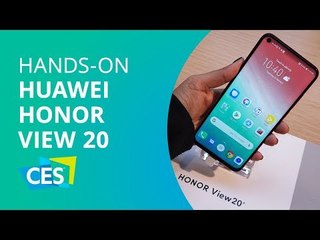 Hands-on: Honor V20 com "buraco" no display e câmera de 48 MP [CES 2019]