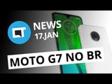 Moto G7 no Brasil em fevereiro; Galaxy S10 com dois furos na tela e   [CT News]