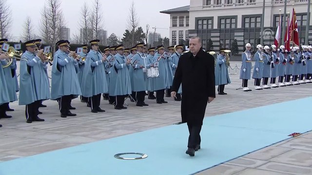 Cumhurbaşkanı Erdoğan, Malta Cumhurbaşkanı Preca'yı resmi tören ile karşıladı - ANKARA