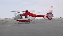 Sivas'ta Ambulans Helikopteri Hizmete Girdi