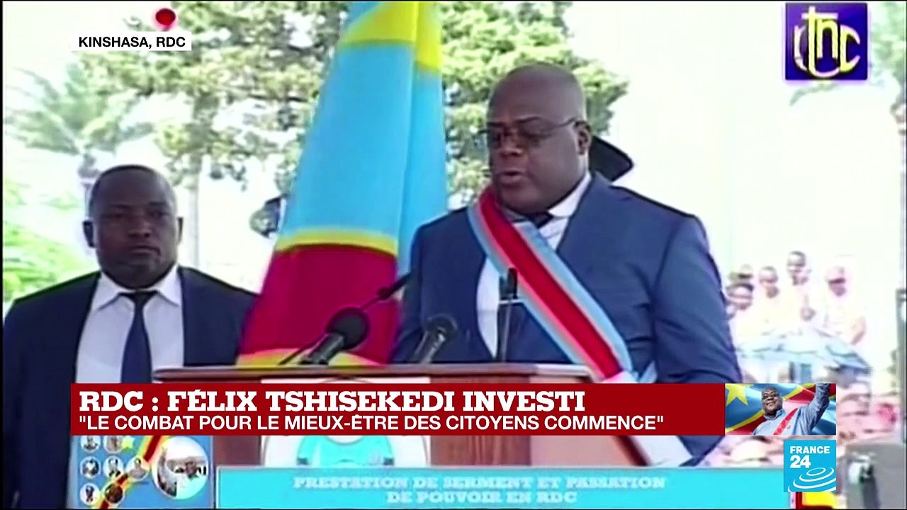 REPLAY - Première allocution du nouveau président Félix Tshisekedi